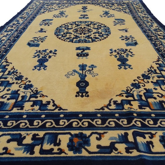 Image 1 of Antieke Pao Tao (Baotou) - 274 x 180 cm - Wol op katoen - Handgeknoopt in China, circa 1930