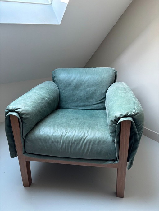 Piet Boon Kent Armchair, green leather