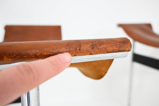 Image 1 of Sedia modello 3LC T di William Katavolos per Laverne International, 1952, set di 6