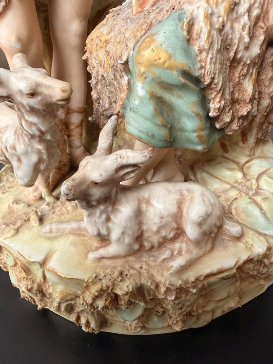 Un Auténtico Grupo Figural de Porcelana Antiguo Royal Dux Bohemia – Objetos decorativos, Porcelain (photo 12 of 12)
