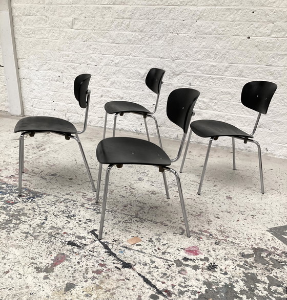 Image 1 of Vintage stoelen set van 4