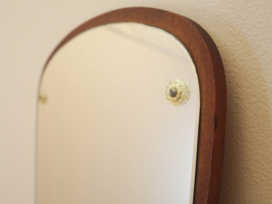 Image 1 of Specchio con cornice in legno, design danese, anni '80, prodotto in Danimarca