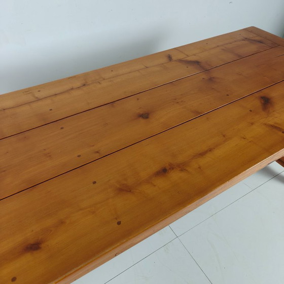 Image 1 of French farmhouse table from the late 19th century – fully restored