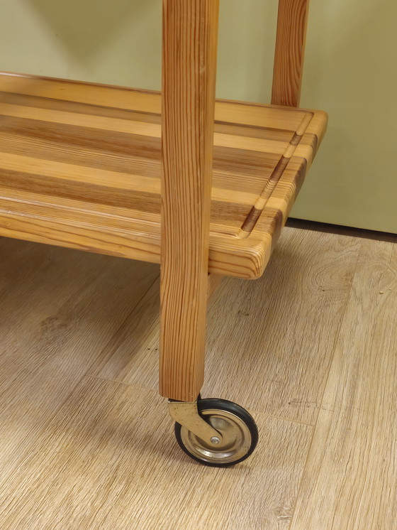 Image 1 of Carrello da portata vintage in opale, carrello per bevande, tavolino laterale