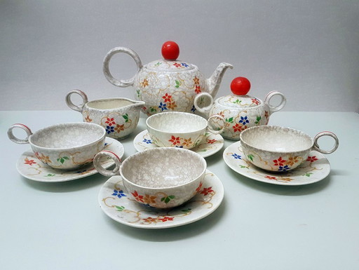 Rare Tea set / Ditmar Urbach Rare Art Deco / Germany
