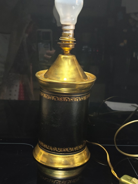 Image 1 of Base de lámpara Monick Schmeltz, Limoges Francia 