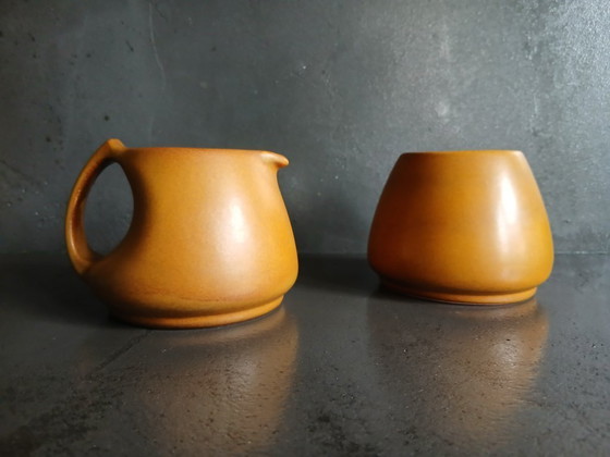 Image 1 of Service à sucre et à crème design milieu du siècle