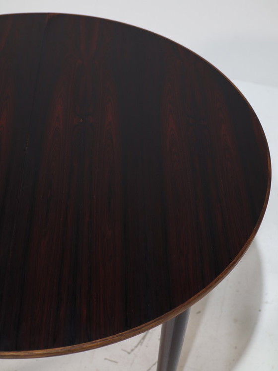 Extendable Round Dining Table Rosewood Danish 1960s – Vintage (photo 9 of 15)