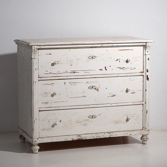 Antique white chest of drawers (c.1920) #26 (photo 7 of 40)