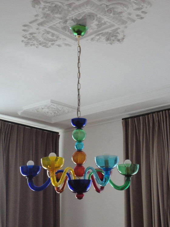 Murano lamp, multicolor – Chandeliers, Glass (photo 4 of 7)