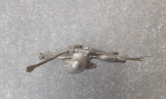 Image 1 of Sculpture Michel Laude, Don Quichotte en étain, 1970, Artebouc