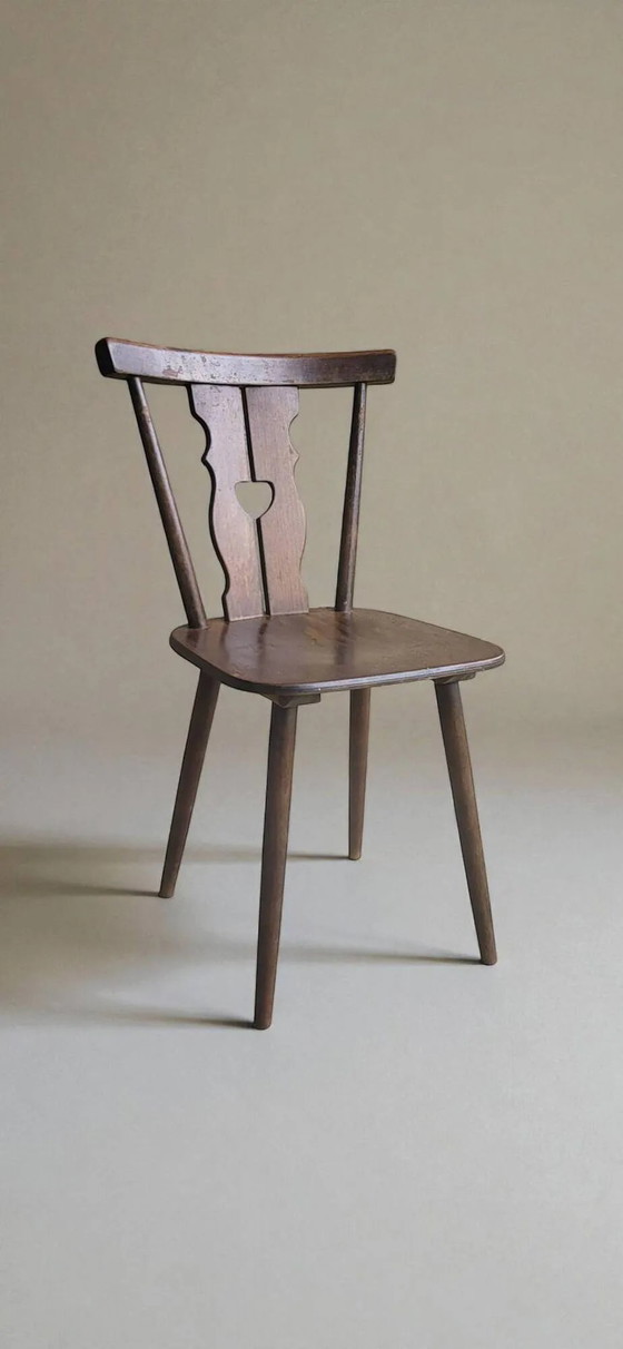 4 sillas de bistró rústicas – Sillas de comedor, Wood, Rustic (photo 7 of 15)