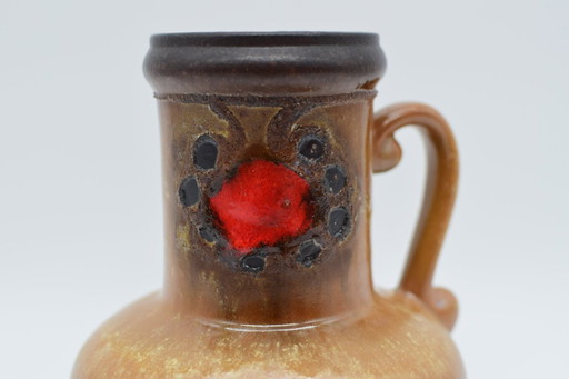 Strehla vaas DDR Fat Lava