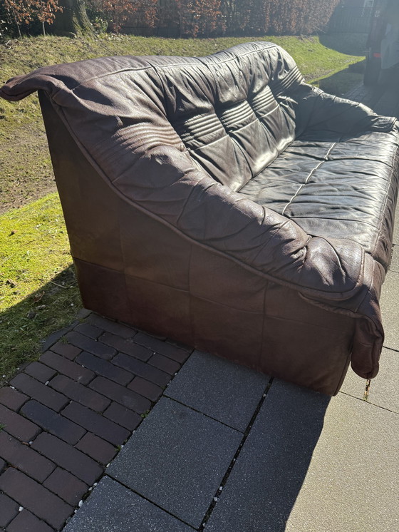Image 1 of Ledersofa aus den Siebzigern
