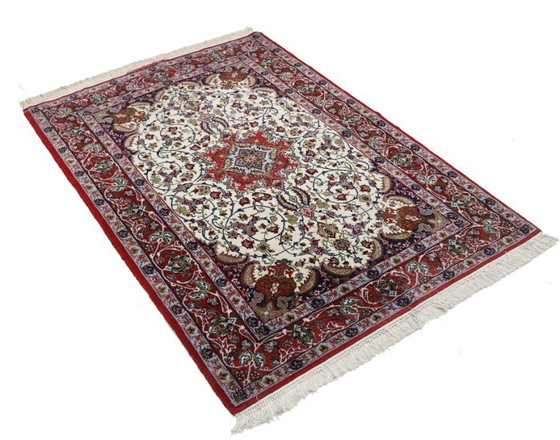 Image 1 of Tappeto persiano Isfahan Vecchio Molto Fine Con Seta 160 X 110 Cm