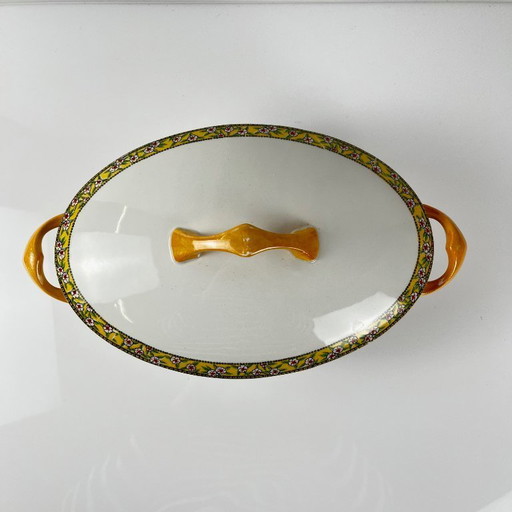 "Yvonne" iron earth soup tureen, Orchies, early 20th century