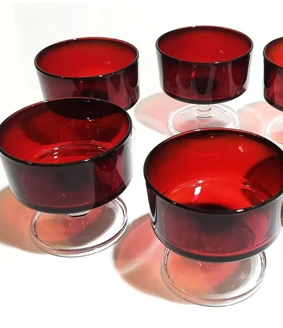 Luminarc, bicchieri da dessert vintage, rosso rubino – Accessori da tavola, Glass (photo 2 of 6)