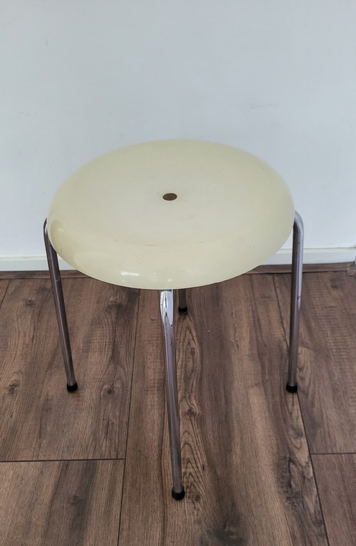 Sgabello vintage di Lammhults di Edvin Ståhl, sgabello Tabouret 282 1960.