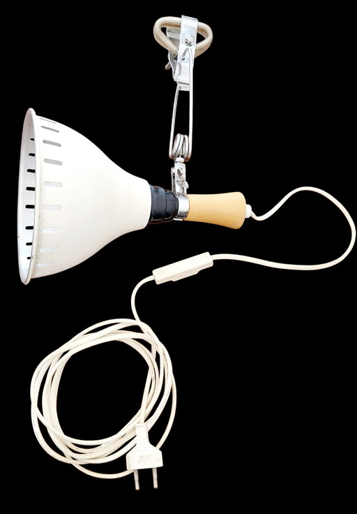 Atelier Clip Lamp - Hout en metaal - 1970