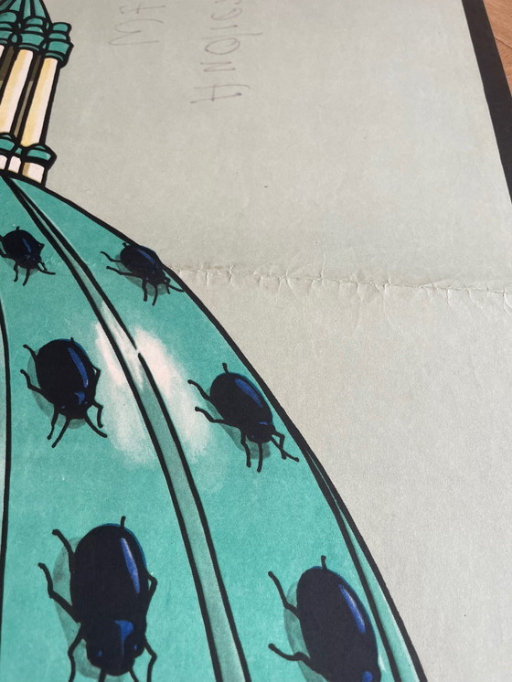 Image 1 of J.Flisak (1930-2008), L'udienza, ZGK zam. 1554/3/73, Gedrukt 1973