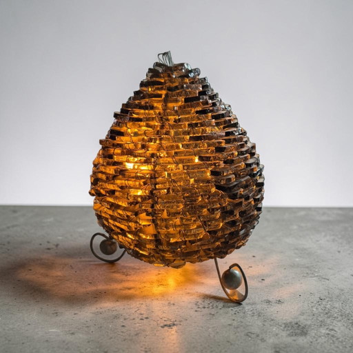 Domme De Pin – tafellampen, Glass, Metal (photo 2 of 6)