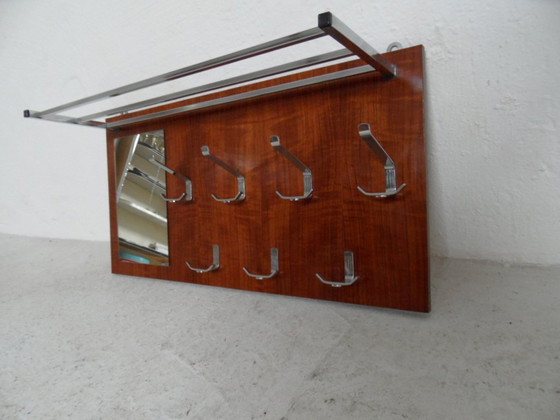 Image 1 of Vintage coat rack with mirror