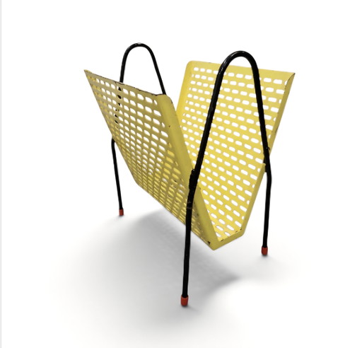 Vintage Magazine Rack 1950s Fifties