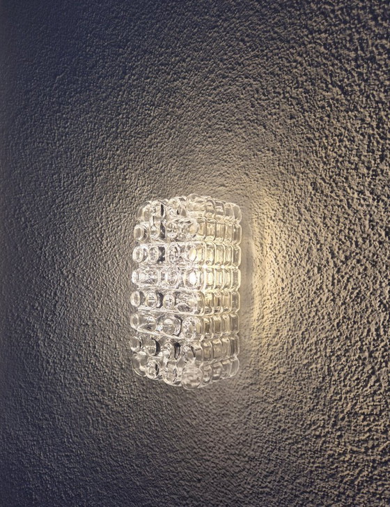 Image 1 of ERCO 54 090 Bellenglas 60's Zeldzame Mid Century ERCO Wandlamp