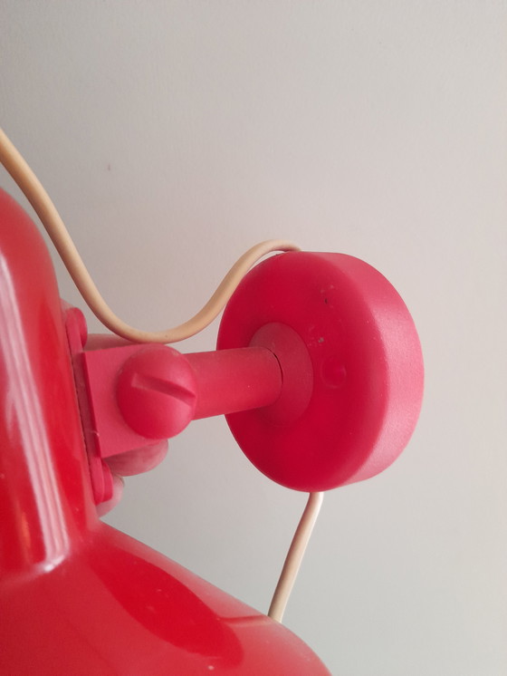 Image 1 of Aplique de pared danés rojo Lyskaer de los años 80