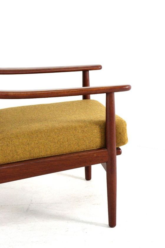 Image 1 of Vintage fauteuil  'Bamberg' nieuw gestoffeerd