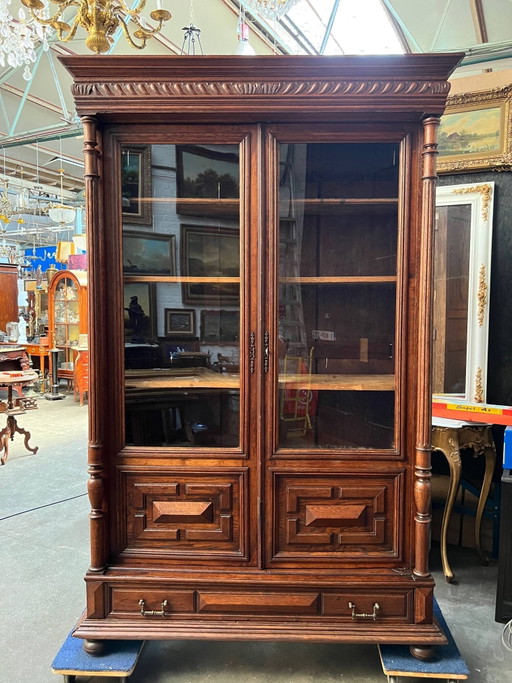 Henri II style library. Solid oak. – boekenkasten (photo 2 of 8)