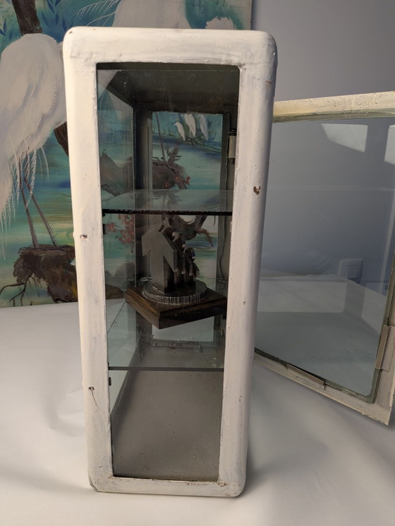 VETRINA DA PARETE BAUHAUS, Vetrine, Metallo, Vetro, Crema (foto 7 di 10)