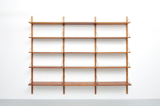 Image 1 of Estantería de pared "Royal System" de teca por Poul Cadovius para CADO (años 50)