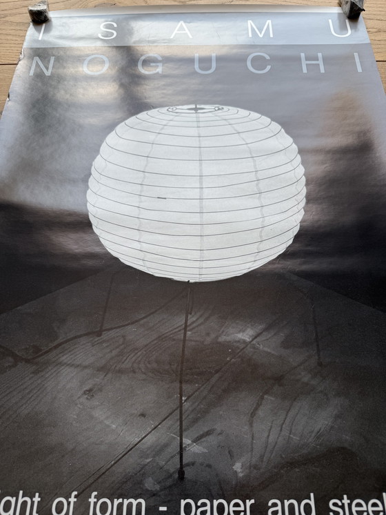 Image 1 of ISAMU NOGUCHI 80s NY NEW YORK EAMES VITRA HERMAN MILLER POSTER EXHIBIT