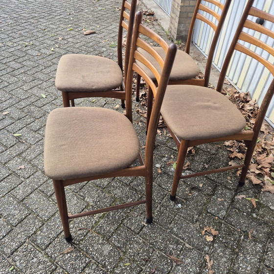 6× vintage mid-century Dining chairs Wilkhahn – Wood (photo 4 of 5)