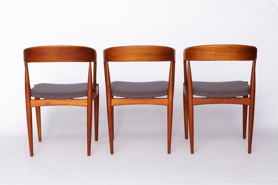 Image 1 of Set of 6 Johannes Andersen Chairs – Model 16, Teak Dining Chairs, Uldum Møbelfabrik Denmark, 1960s Mid-Century Danish Design