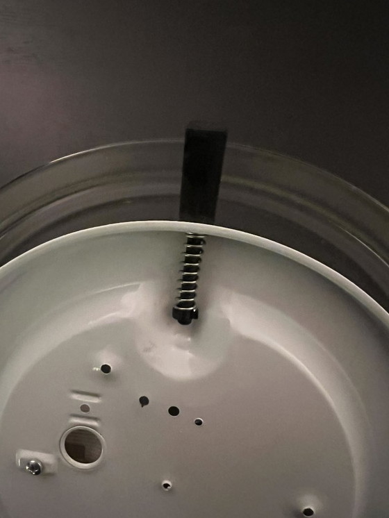 Image 1 of Plafonnier vintage Massive – en verre côtelé en forme de pyramide – années 1990