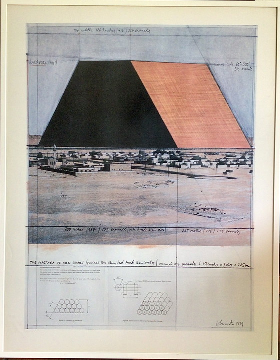 Image 1 of Christo 6 tirages d'art en lithographie offset