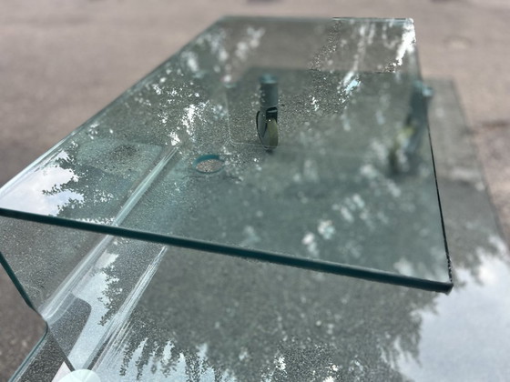 Image 1 of Table basse en verre Fiam, années 1980