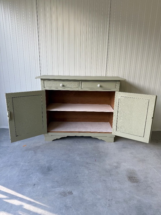 Vintage Chest of Drawers/Sideboard in sage green – Wood (photo 4 of 7)