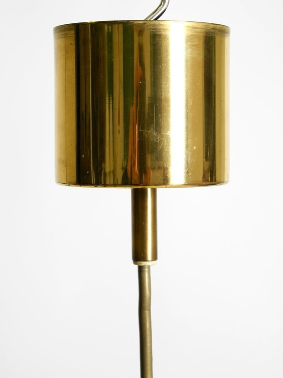 Image 1 of Originele Hans-Agne Jakobsson koperen hanglamp uit de jaren 60, model T 598, van Markaryd, Zweden