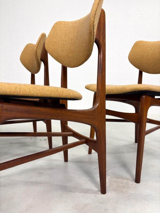 Image 1 of Ensemble de chaises à manger 'Hamar' par Louis van Teeffelen