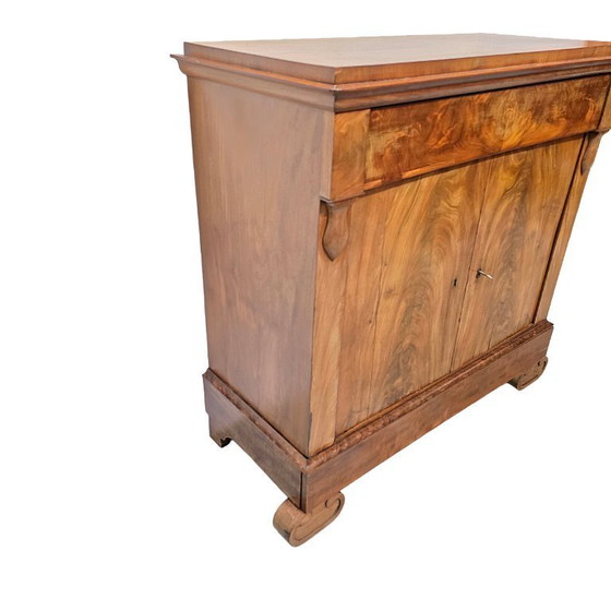 Image 1 of German Biedermeier mahogany pier cabinet, circa 1830/40