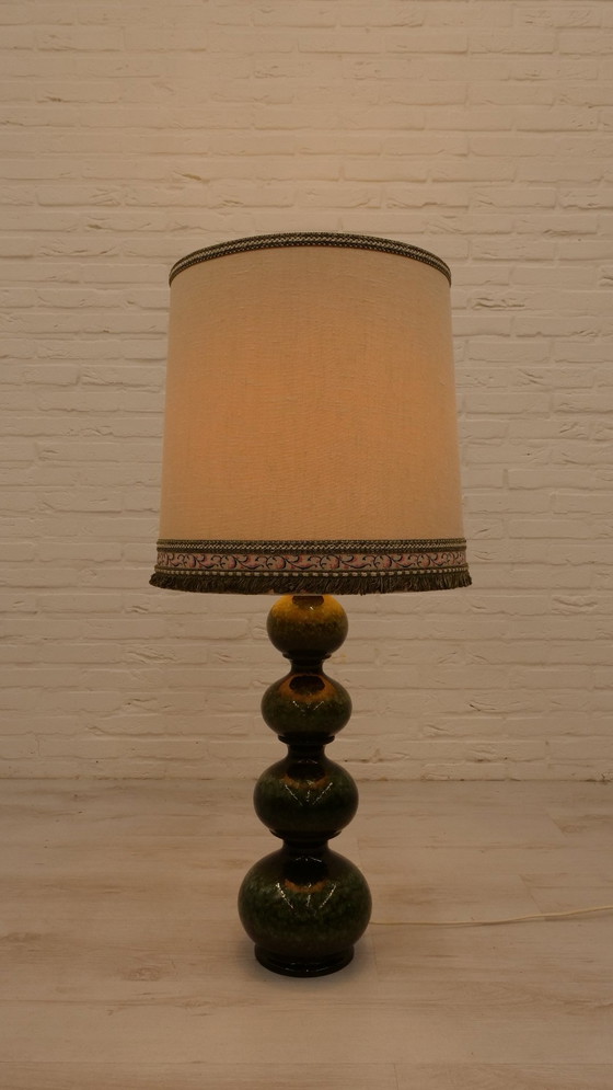 Image 1 of Lampada da tavolo vintage XL | Ceramica | Lampada a bolla Kaiser Leuchten