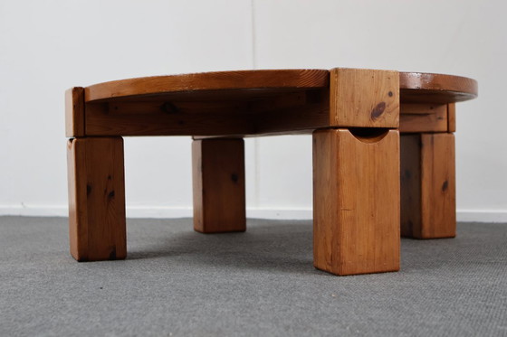 Image 1 of Brutalist Pine Coffee Table from Karl Andersson & Söner, Sweden, 1970s