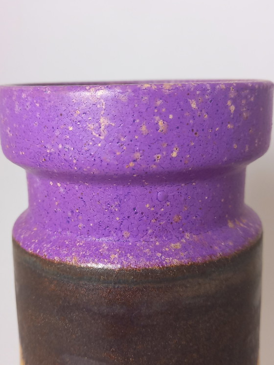 Fat Lava Vase Purple Orange – Ceramic (photo 4 of 8)