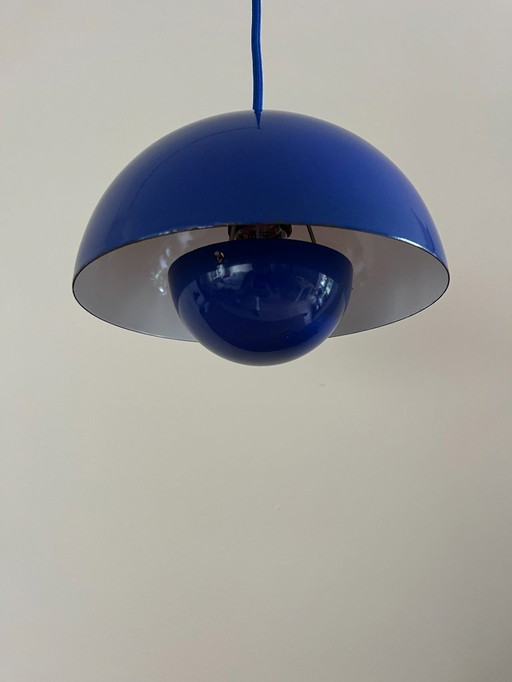 Vintage Verner Panton flowerpot lamp - VP1 - Louis Poulsen - Danish design lamp