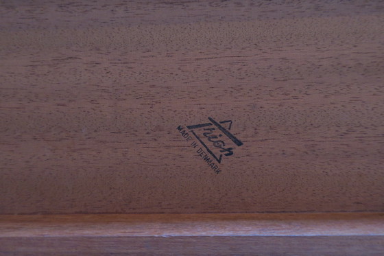 Image 1 of Set of Teak Coffee Tables and Tray by Johannes Andersen for Trioh, Denmark 1960s