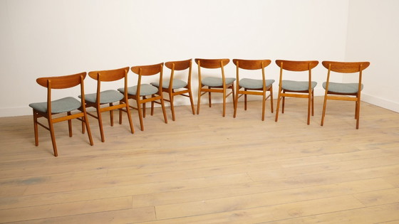 Image 1 of 8 x sedia da pranzo | Farstrup | Modello 210 | rivestire