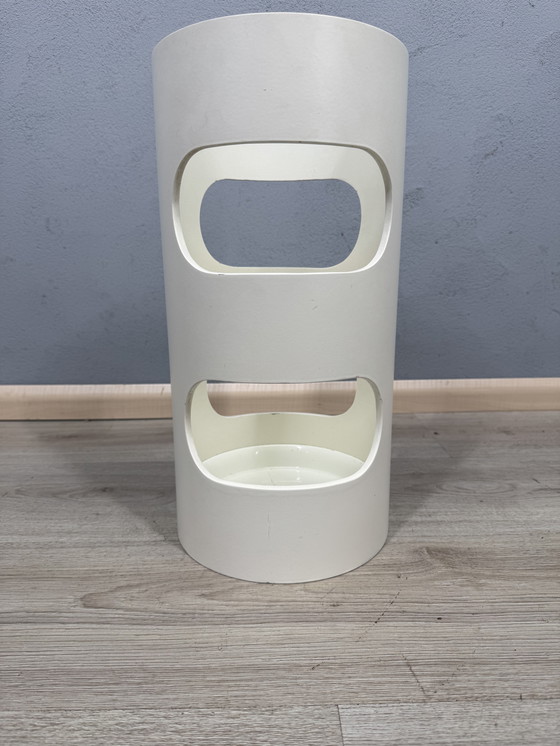 Image 1 of Paragüero de mediados de siglo, de estilo espacial: diseño de plástico de la década de 1960